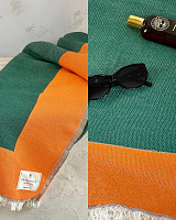 Фото - Silent touch плед оранжево-зеленый 150*200 - KOMODO STUDIO HOME