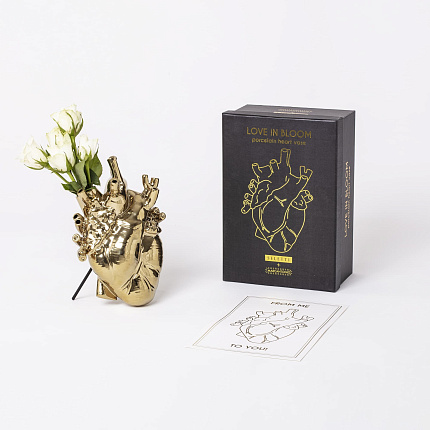 Фото - Ваза Love in Bloom Gold 09921 - KOMODO STUDIO HOME