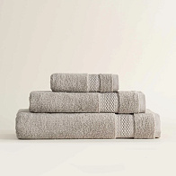 Фото - Комплект полотенец Auraline 3 т.серый, 30*50/50*90/80*150 - KOMODO STUDIO HOME