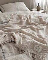 Фото - Spaghetti Muslin плед бежевый 140*160 - KOMODO STUDIO HOME